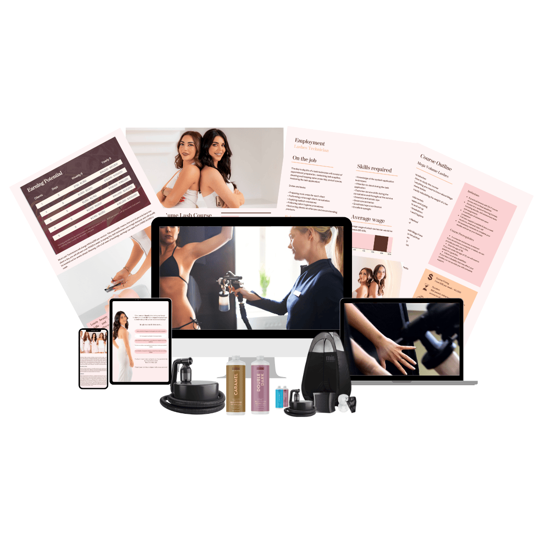 Spray tan course online