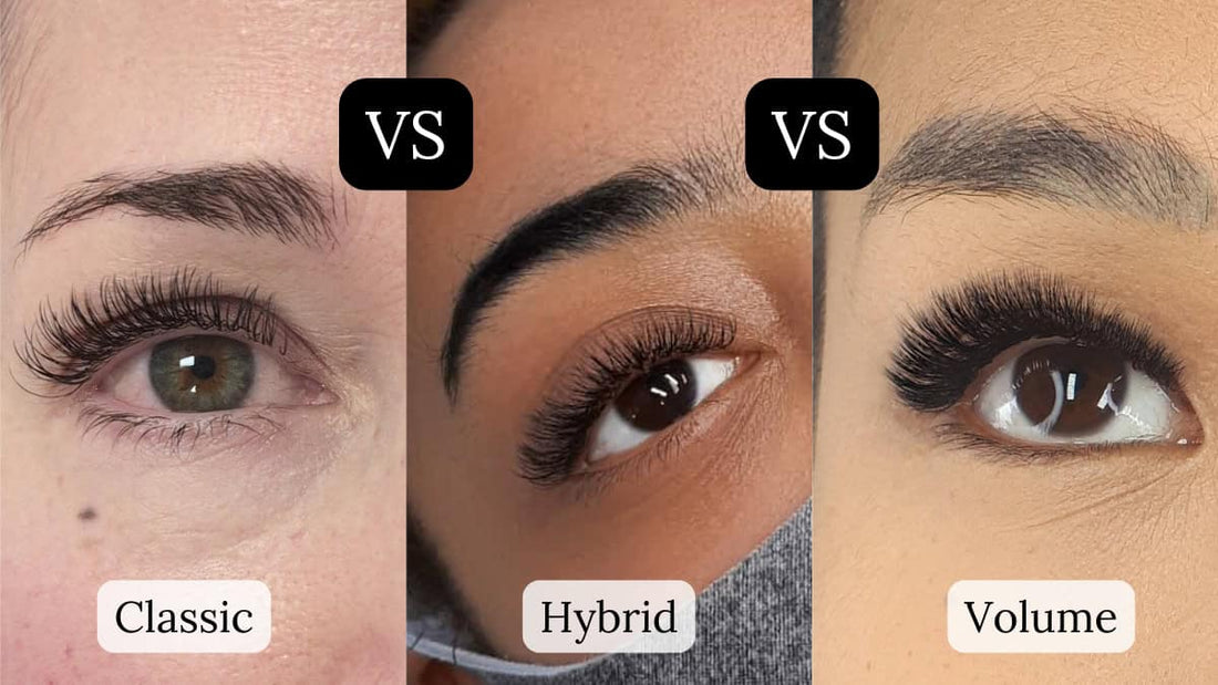 The Key Differences Between Classic, Hybrid, and Premade Volume Lash Techniques
