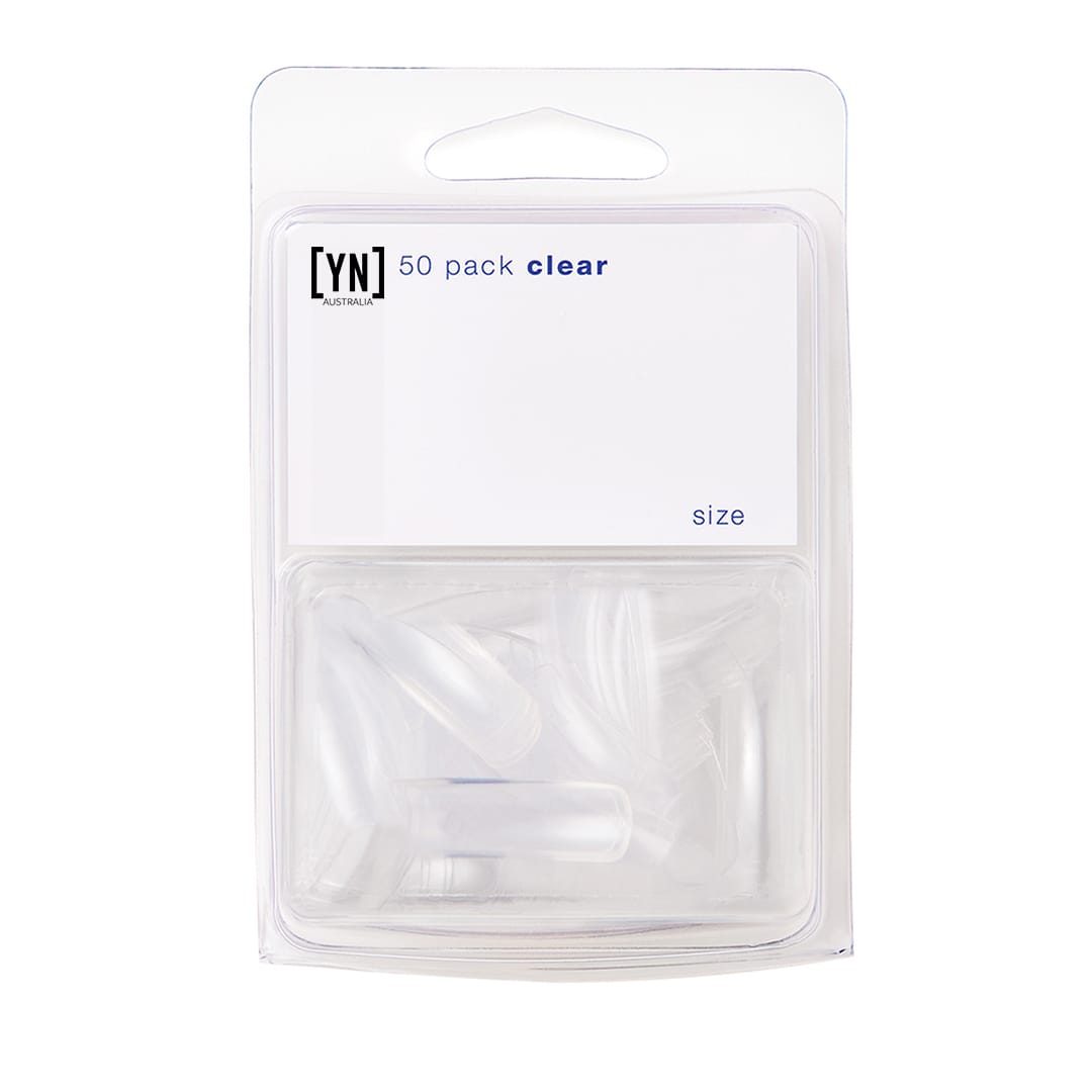 YOUNG NAILS CLEAR TIPS 50 PACK #3