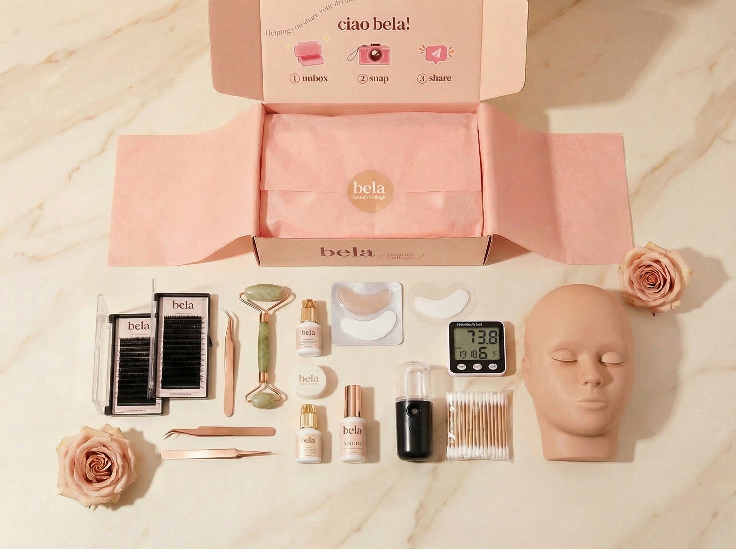 Classic, Hybrid and Pre-made Volume Lash Course.