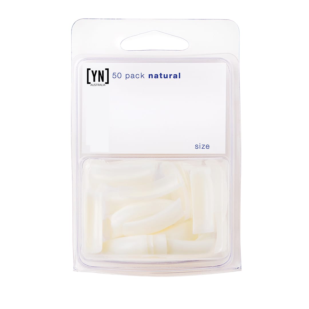 YOUNG NAILS NATURAL TIPS 50 PACK #8