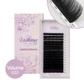 Matt Black Volume Lashes D Curl (0.03, 0.05, 0.07) 16 Lines