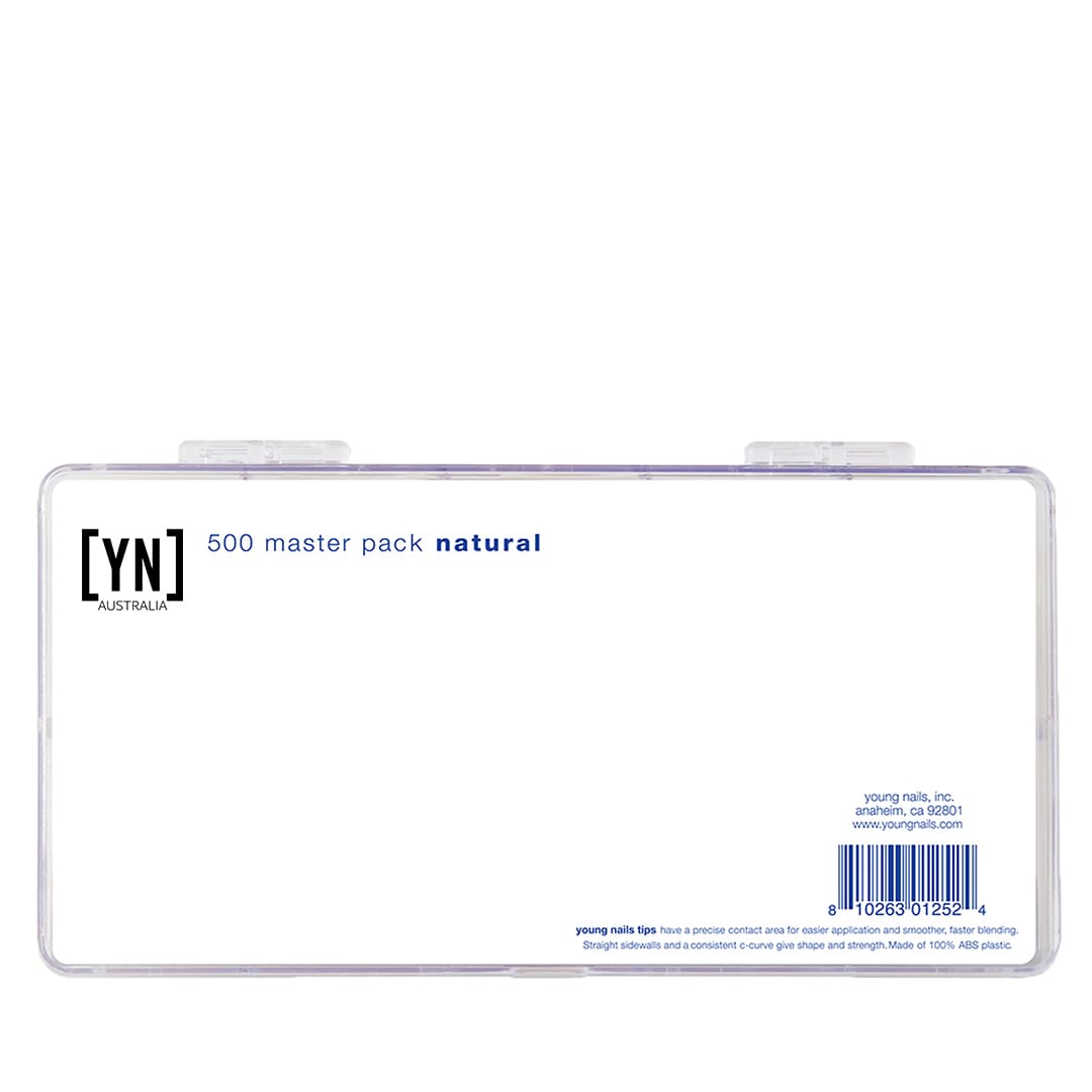 YOUNG NAILS CLEAR TIPS 500 MASTER PACK